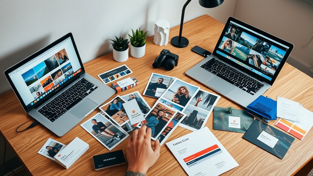 escolha visuais autênticos e consistentes