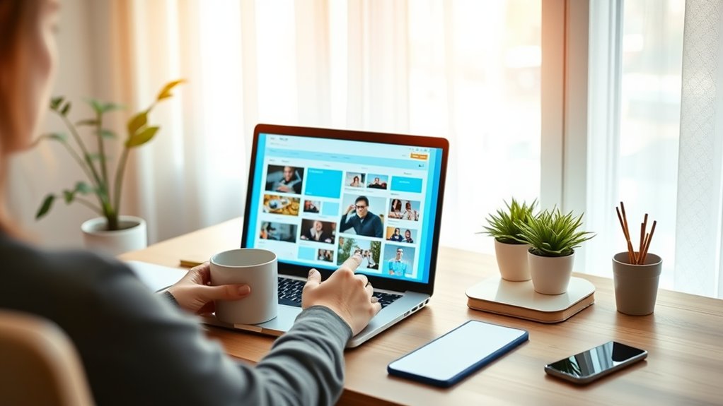 escolha plataformas de sites simples