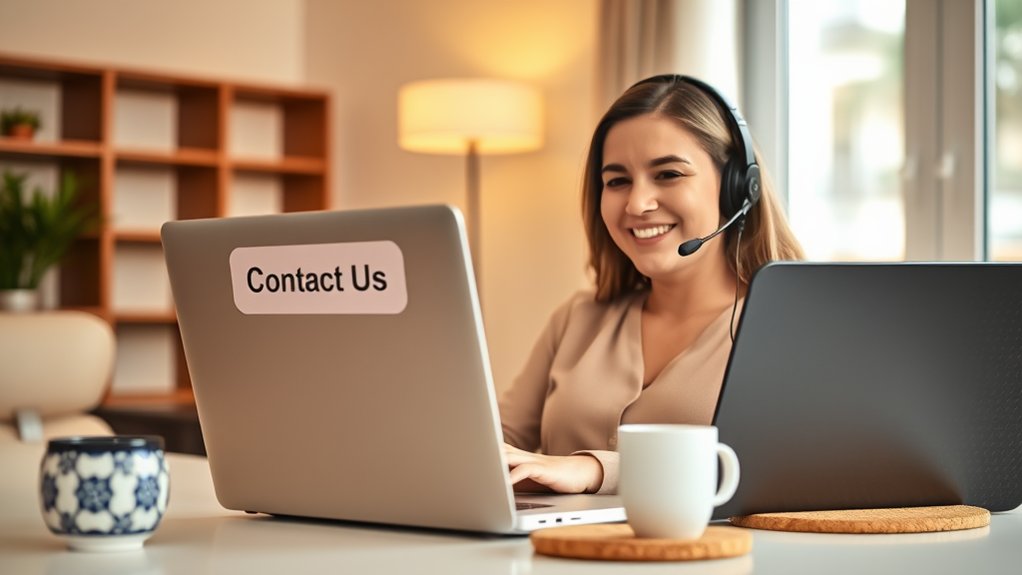 apoio ao cliente de contacto fácil