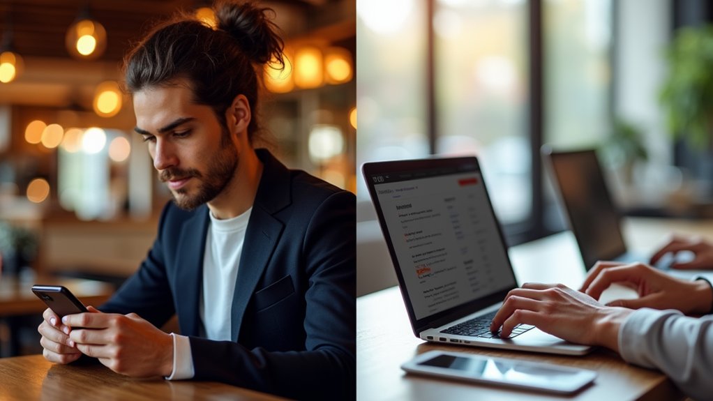 redes sociais ou site